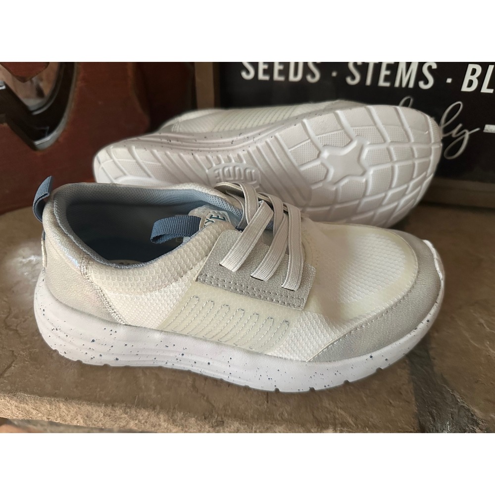 Hey Dude Sirocco Play Y Brights Kids Iridescent White Sneakers J3 42106-9DG